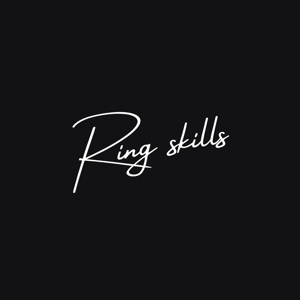 Ring Skills Cursive T-shirt